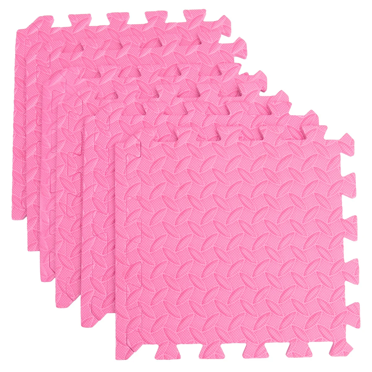 

6pcs Mat Floor Tiles Interlocking Square Washable Rug Floor Carpets Puzzle Exercise Mat for Gym Yoga Babies Playroom