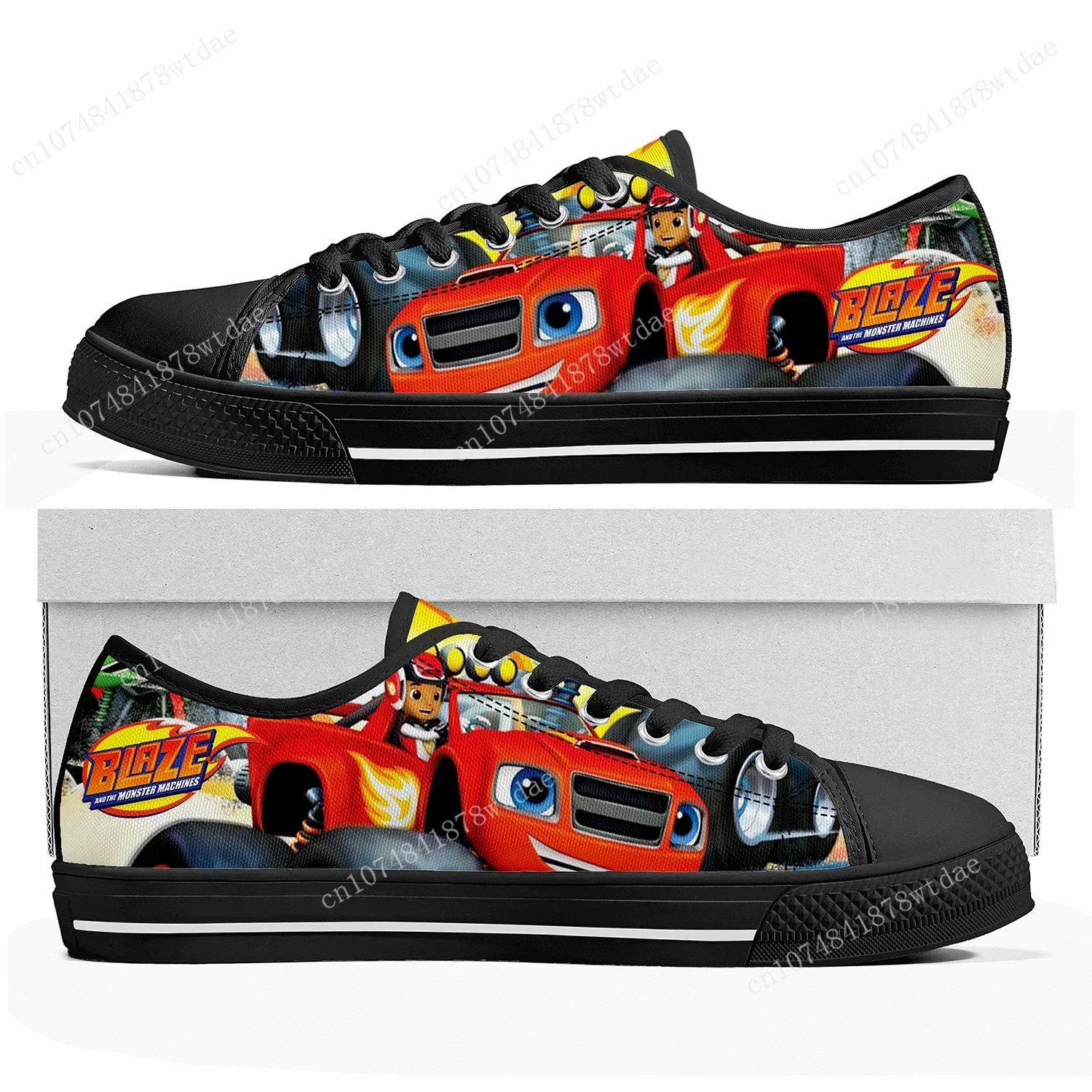 Низкие кроссовки Blaze And The Monster машины женские мужские подростковые