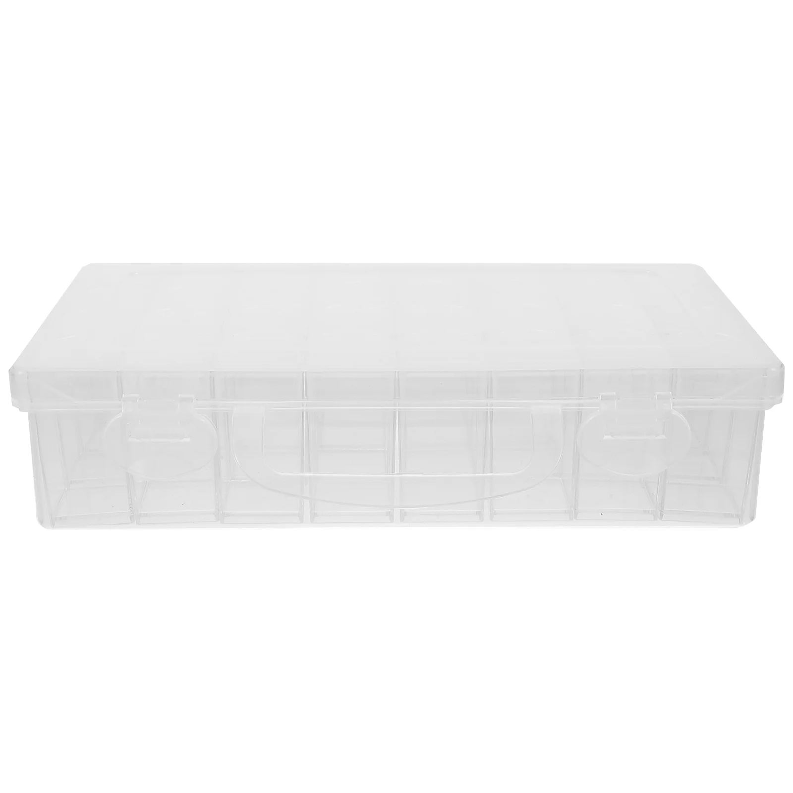 

Tools Compartment Organizer Drawer Transparent Beads Multi-grid Holder Plastic Button Case Lids