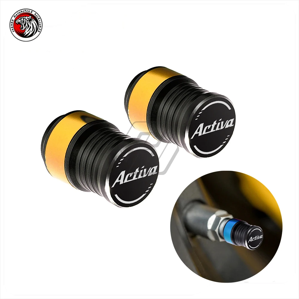 

Motorcycle Accessories Wheel Tire Valve Caps Fits for Honda Activa 125 Scooter Rim