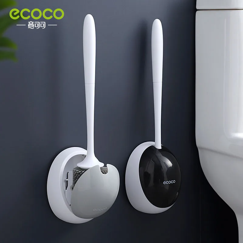 

Присоска для унитаза ECOCO, силиконовая настенная самоклеящаяся щетка на присоске, инструмент для быстрого слива, аксессуары для ванной комнаты