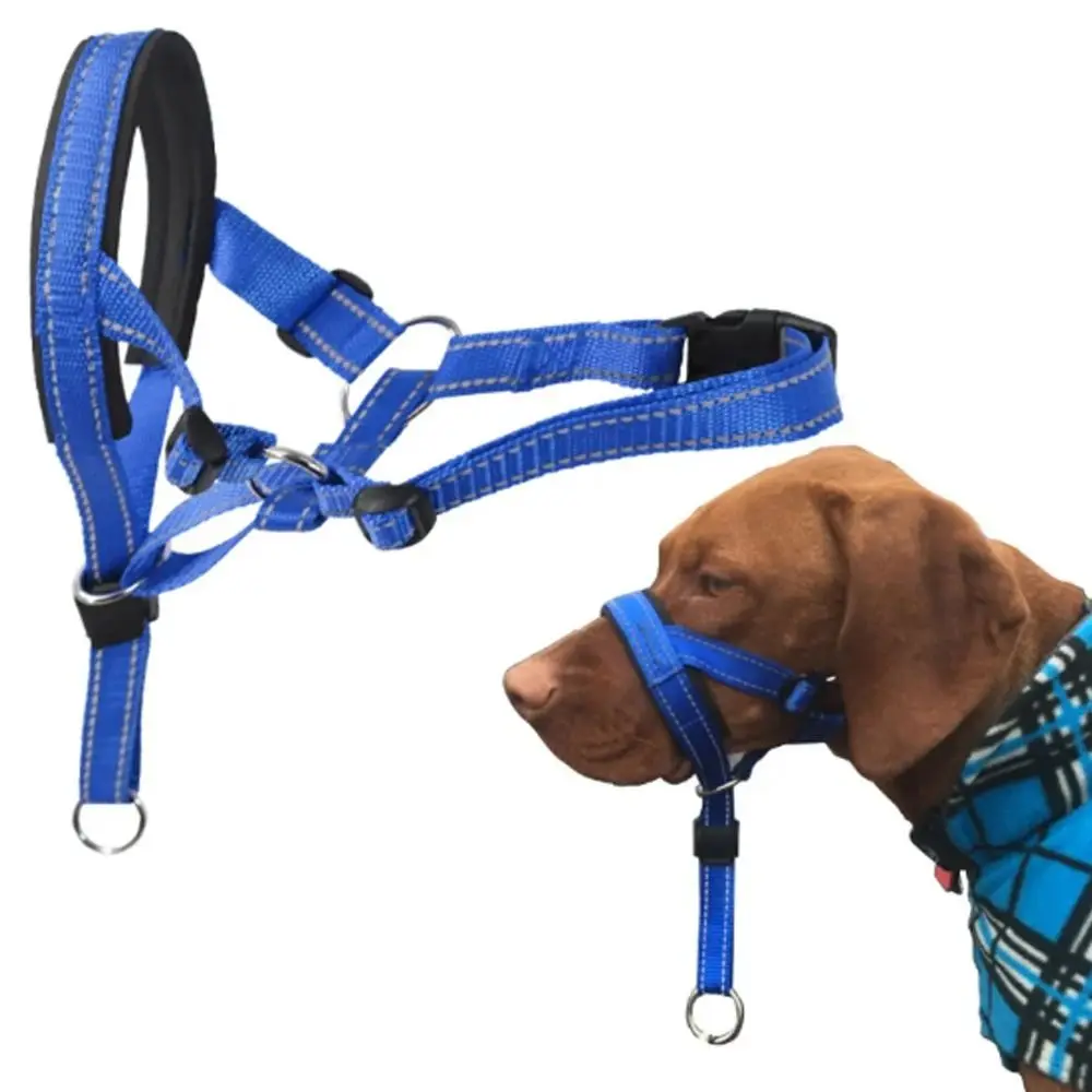 Намордник для собак регулируемый нейлоновый ошейник против лая с