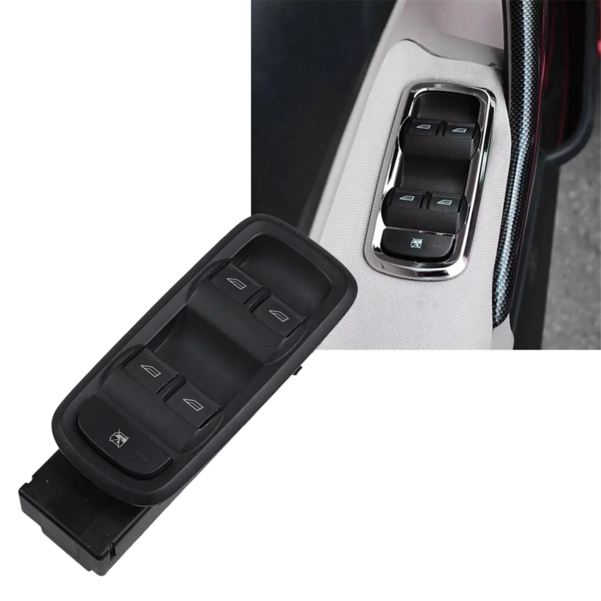 Передний левый главный переключатель подъема стеклоподъемника автомобиля со