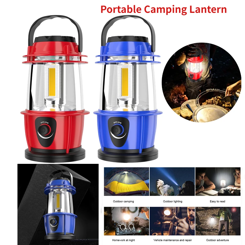 

Portable Camping Lights Waterproof LED Camping Light 360 Degree Adjustable Multipurpose Hiking Fishing Equipment Battery Powered