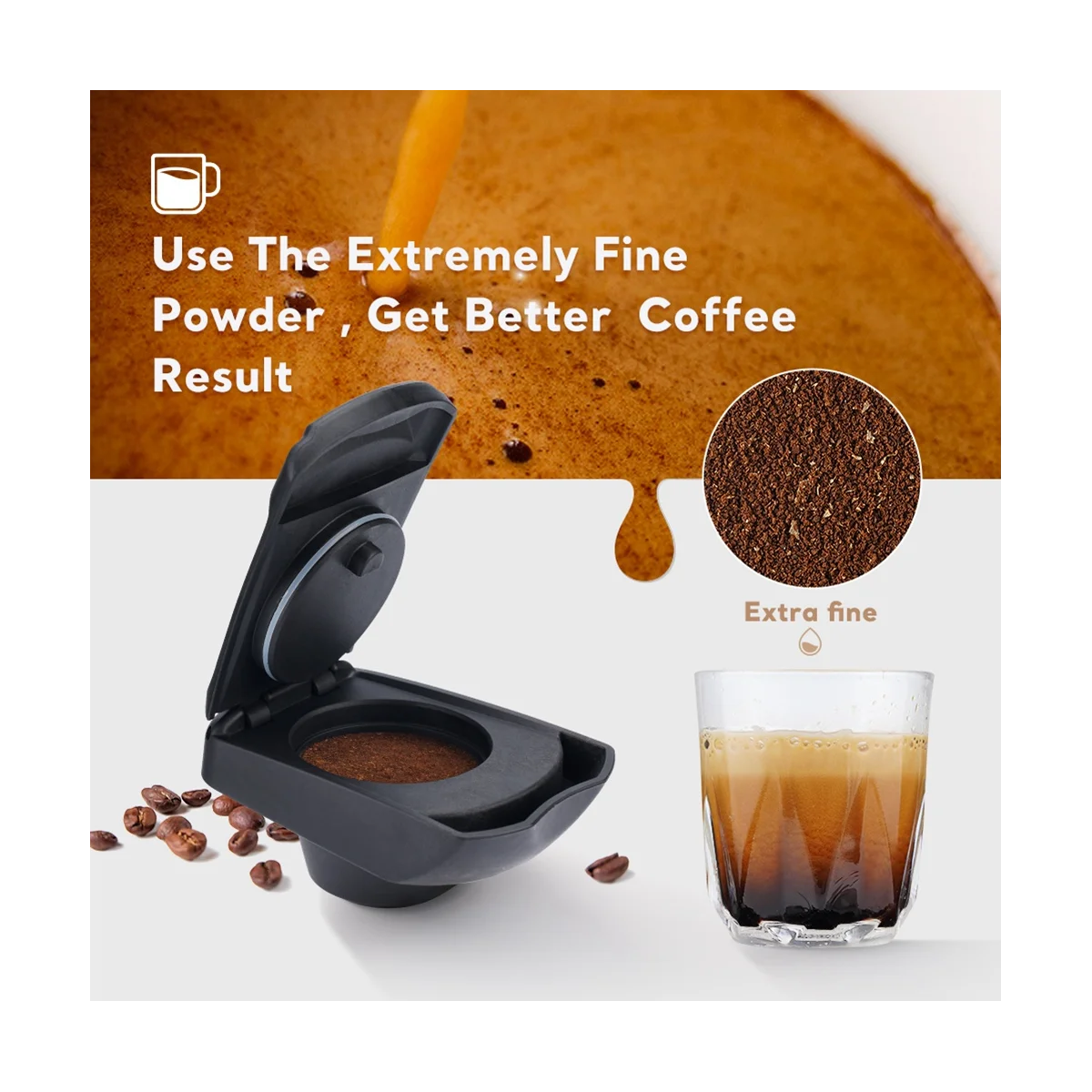 Адаптер для машины DOLCE GUSTO EdgLUMIO DG325 многоразовая капсула кофеварка эспрессо кофе