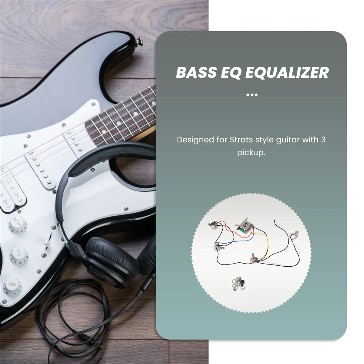 Кастрюли для гитары Strat Предварительно Проводные 1 громкость 2 тона 5-ходовой