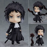 10cm q version anime bungo stray dogs figure 1191 ryunosuke akutagawa pvc action figure face changeable collection model doll