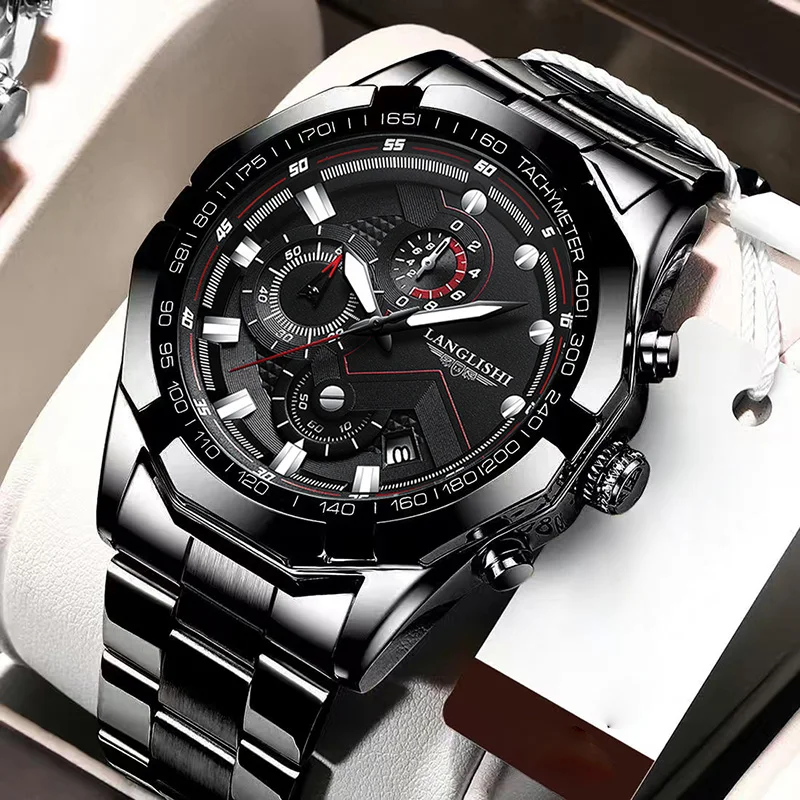 

POEDAGAR 2022 new sports fashion calendar waterproof men watch quartz mens watch for men steel belt luminous Mans wristwatch