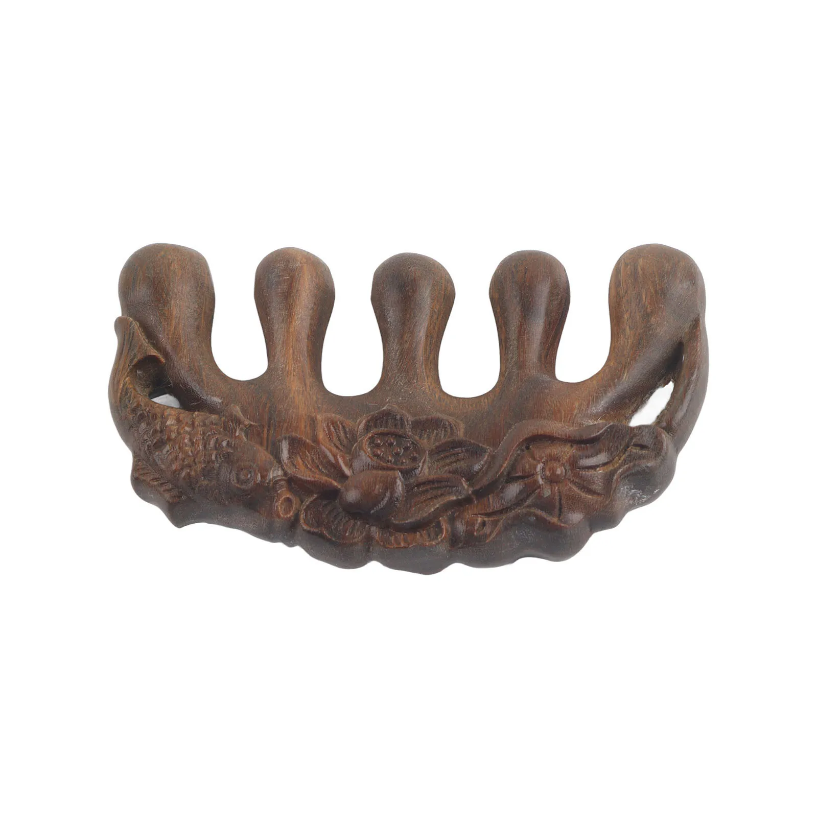 Деревянная Бриллиантовая Массажная расческа для волос зеленая сандаловая