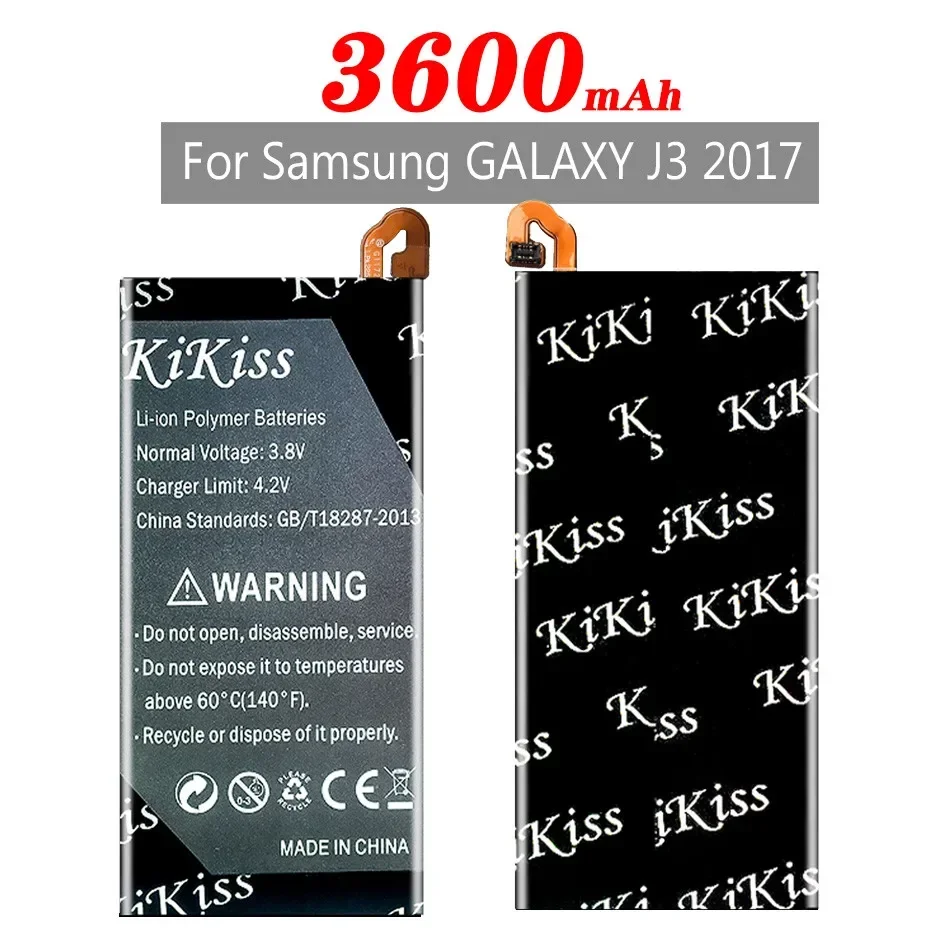 Аккумулятор KiKiss EB-BJ330ABE 3600 мАч для Samsung Galaxy J3 2017 SM-J330 J3300 SM-J3300 SM-J330F J330FN J330G SM-J330L