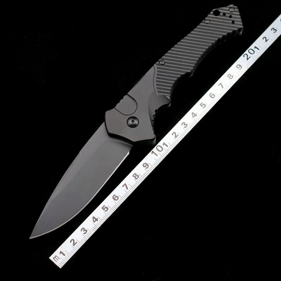 

BM 9600BK OutdOOr TacTical Folding Aluminum Handle Plated Wilderness Survival Camping Self-defenSe Edc Pocket Knife