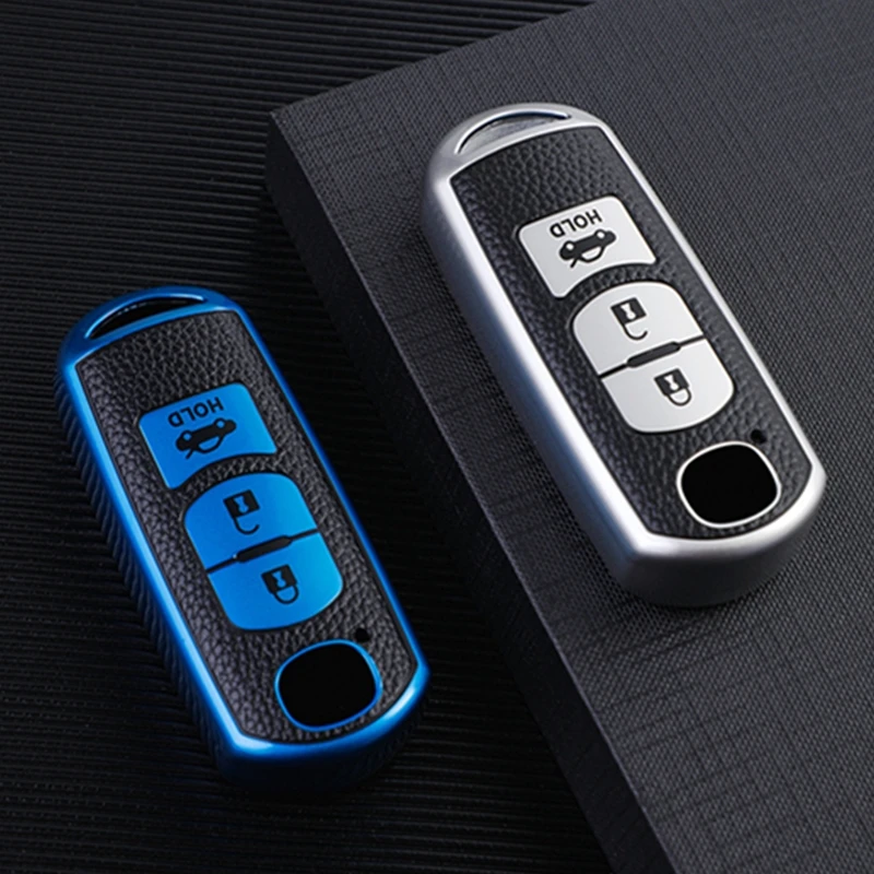 

TPU Car Remote Key Case Cover Shell Fob Keychain For Mazda 2 3 6 Atenza Axela Demio CX-5 CX5 CX-3 CX7 CX8 CX-9 MX-5 Accessories