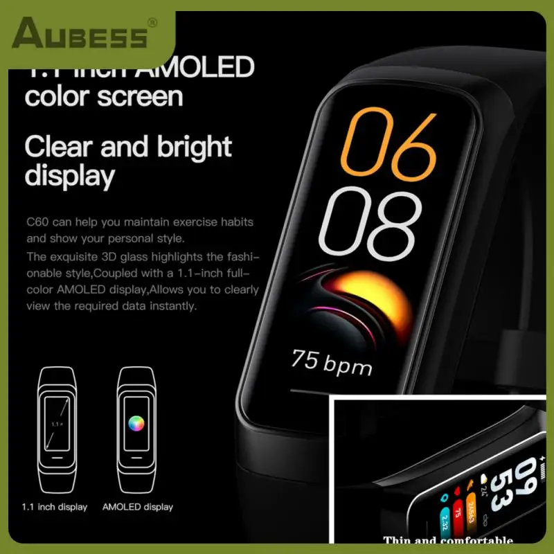 

2/3/5 шт., фитнес-браслет с цветным экраном