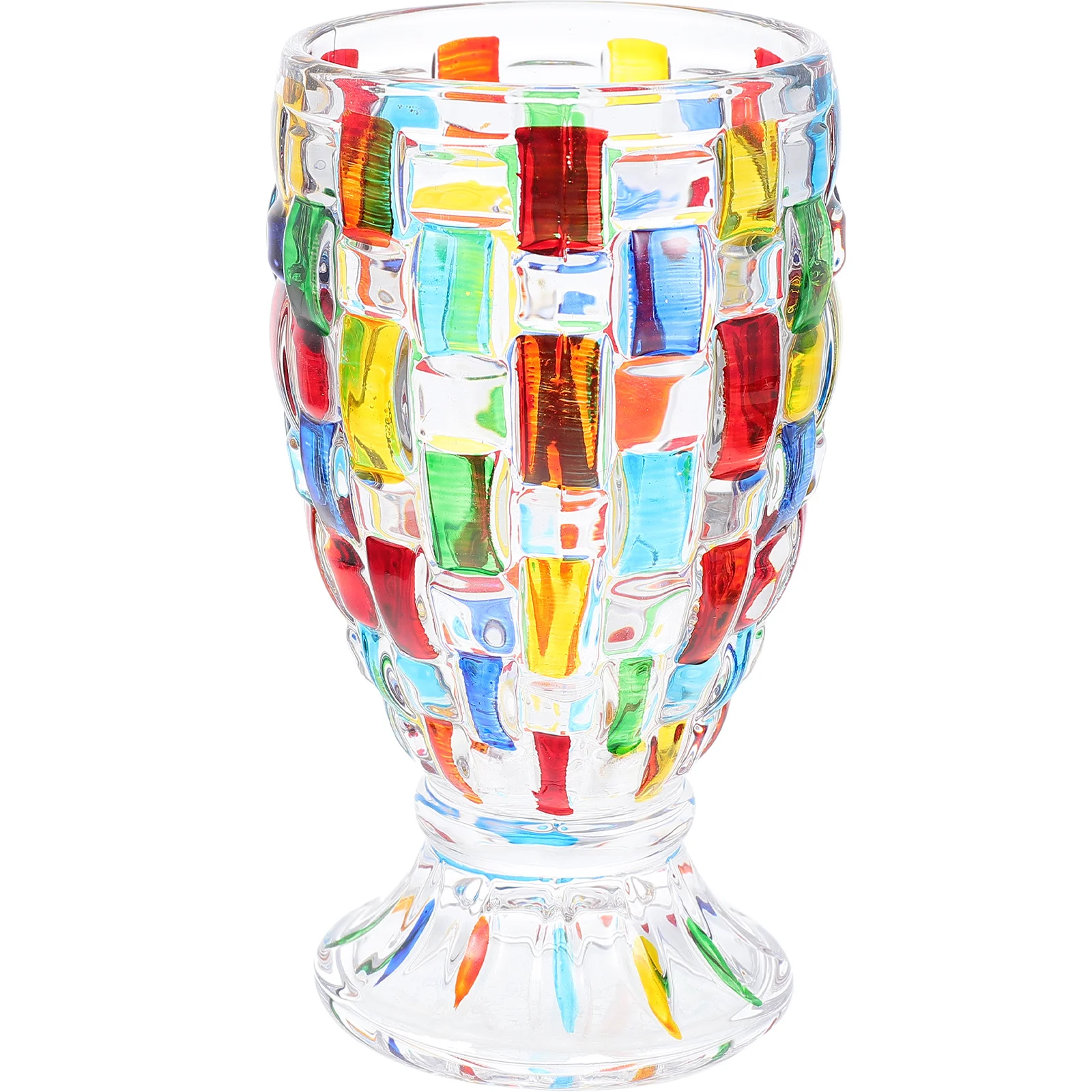 

Glasses Cup Glass Cups Drinkingjuice Champagne Painted Goblet Martini Coffee Cocktail Margarita Iced Goblets Mexican Tiki