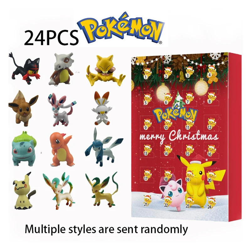 Фигурки героев мультфильма Покемон Пикачу 24 шт. |