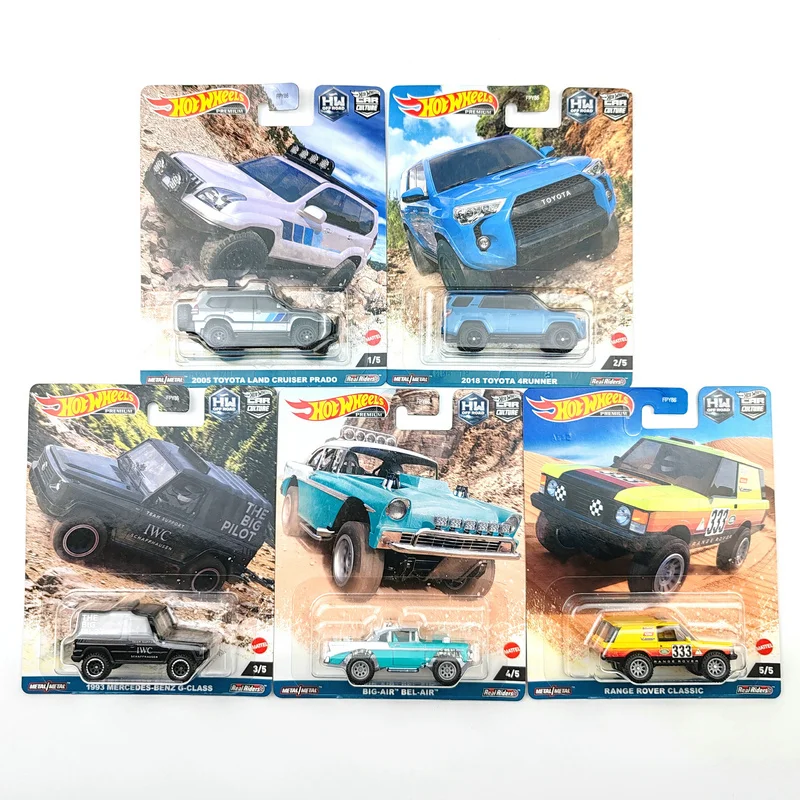 Hot Wheels Car Culture 2005 TOYOTA LAND CRUISER PRADO 1993 MERCEDES-BENZ 1/64 металлическая литой модели игрушечных