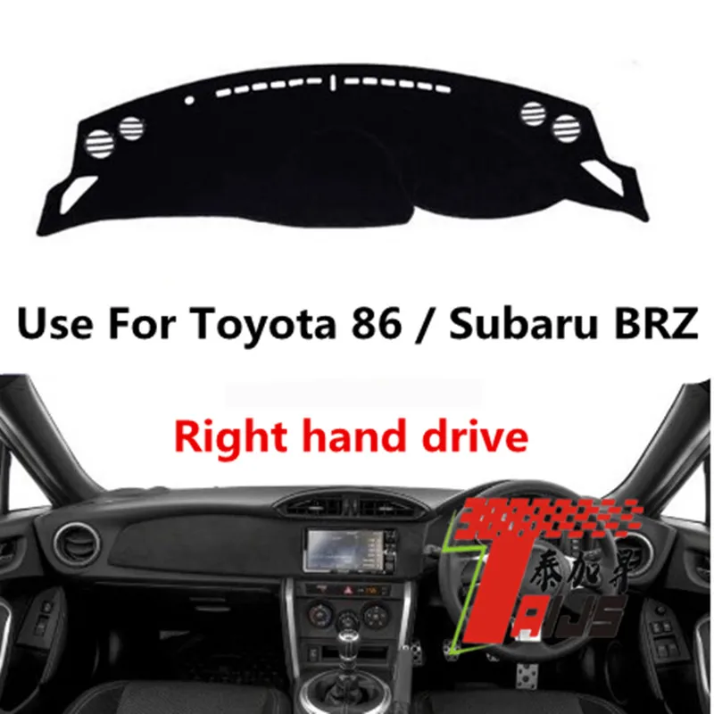 

Taijs Right Hand Drive Anti-Lighting Car Dash board Cover DashMat for Toyota 86 Subaru BRZ 2014 2015 2016 2017 2018 2019