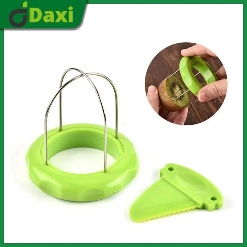 

2/4/6PCS Kitchen Gadgets Detachable Slicer Kitchen Accessories Fruit Kiwi Cutter Peeler Stainless Steel Kiwi Cutter Household