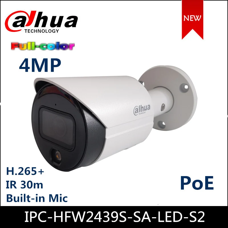 

IP-камера Dahua, 4 МП, Lite, полноцветная, с фиксированным фокусным расстоянием