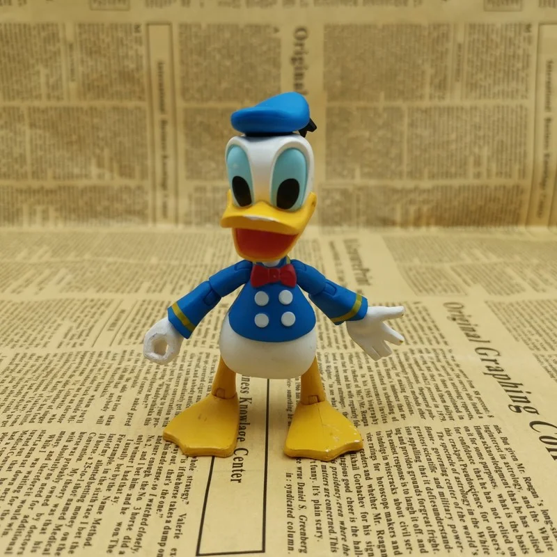 Disney Mickey Minnie Figure Goofy Donald Duck Pluto Movable Joint Pendant Accessory Ornaments Children Present