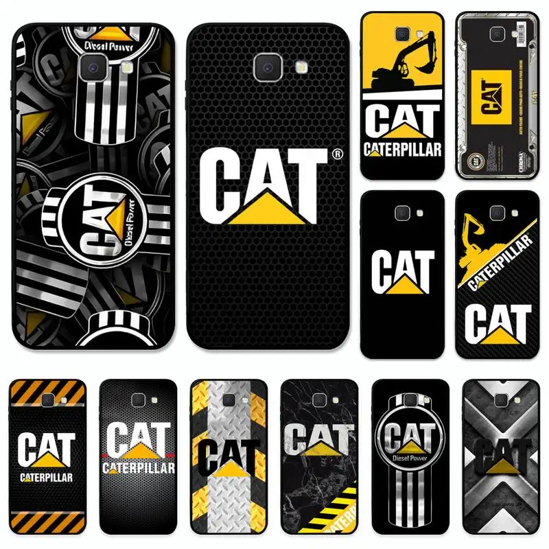 

C-Caterpillar-Cat logo Phone Case for Samsung J 2 3 4 5 6 7 8 prime plus 2018 2017 2016 core cover