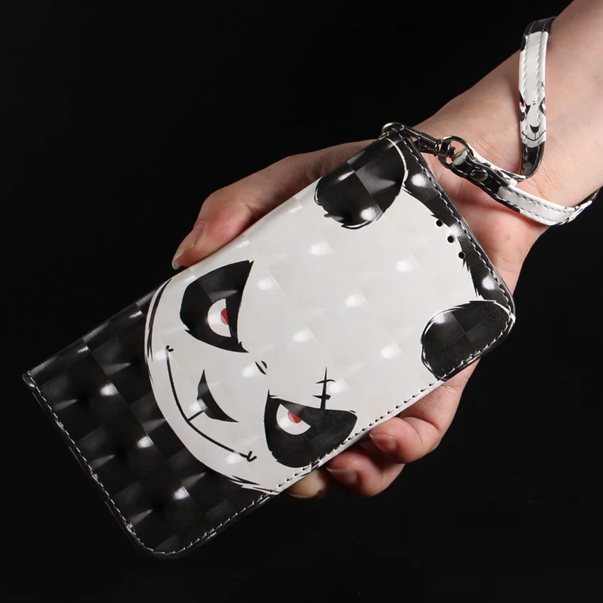 Кожаный чехол-книжка с рисунком для Huawei Honor 10 20 50 70 80 90 Lite Pro Se 10I 20I