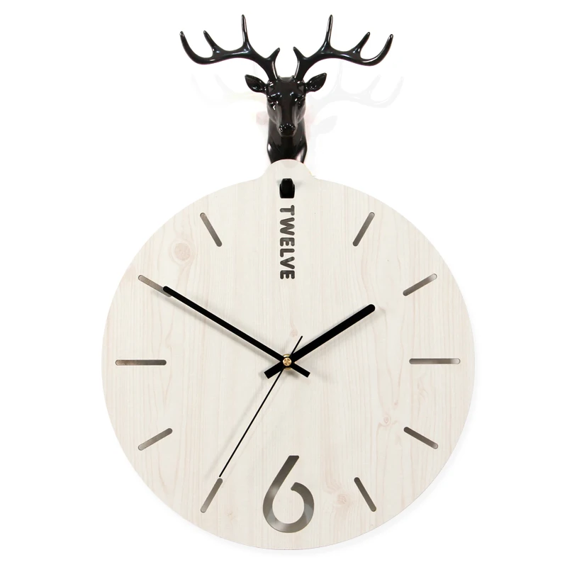 

Wooden Fashion Wall Clock Modern Design Creative Minimalist Digital Wall Clock Nordic Quartz Orologio Parete Home Decor ZB50WC