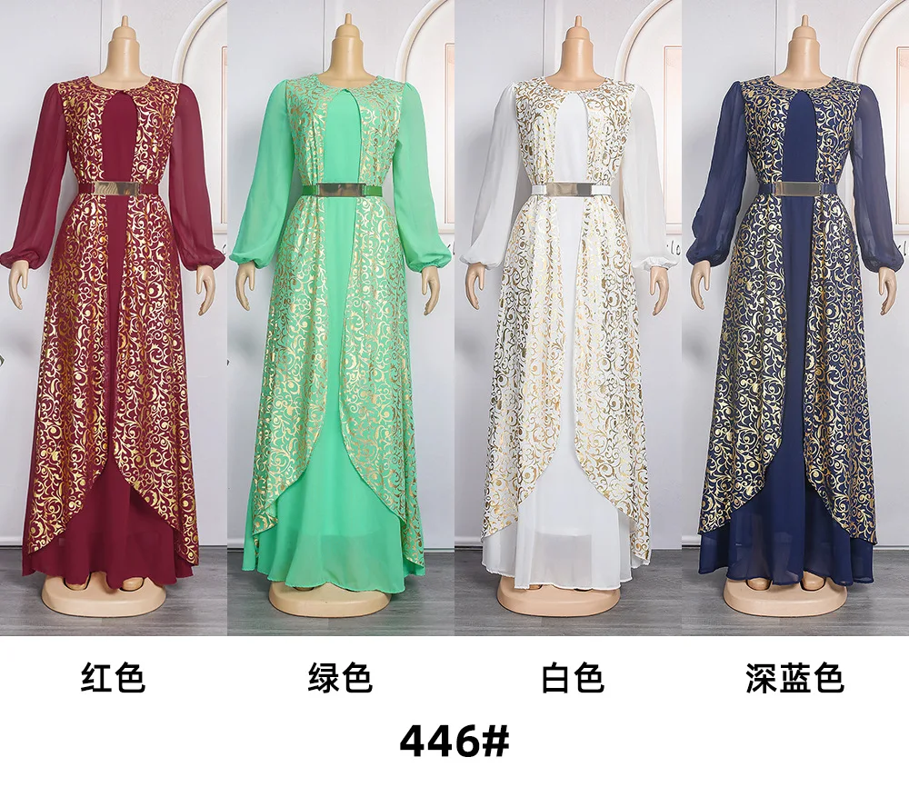African Maxi Dresses For Women Abaya 2023 Dashiki Patchwork Pleated African Clothes Big Size Africa Clothing Christmas Robe