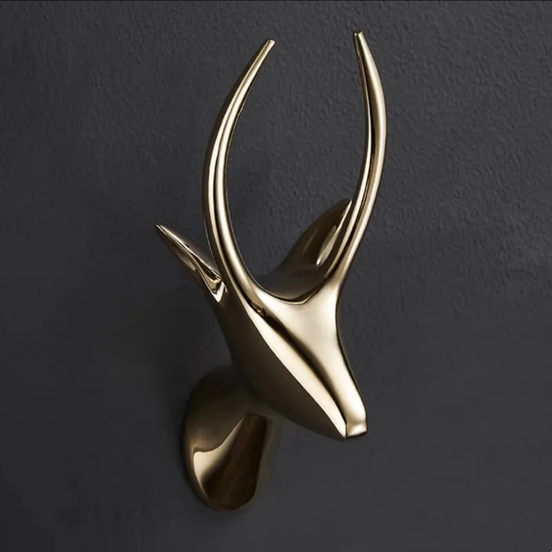 

Крючки для халатов Deer Head из цинкового сплава