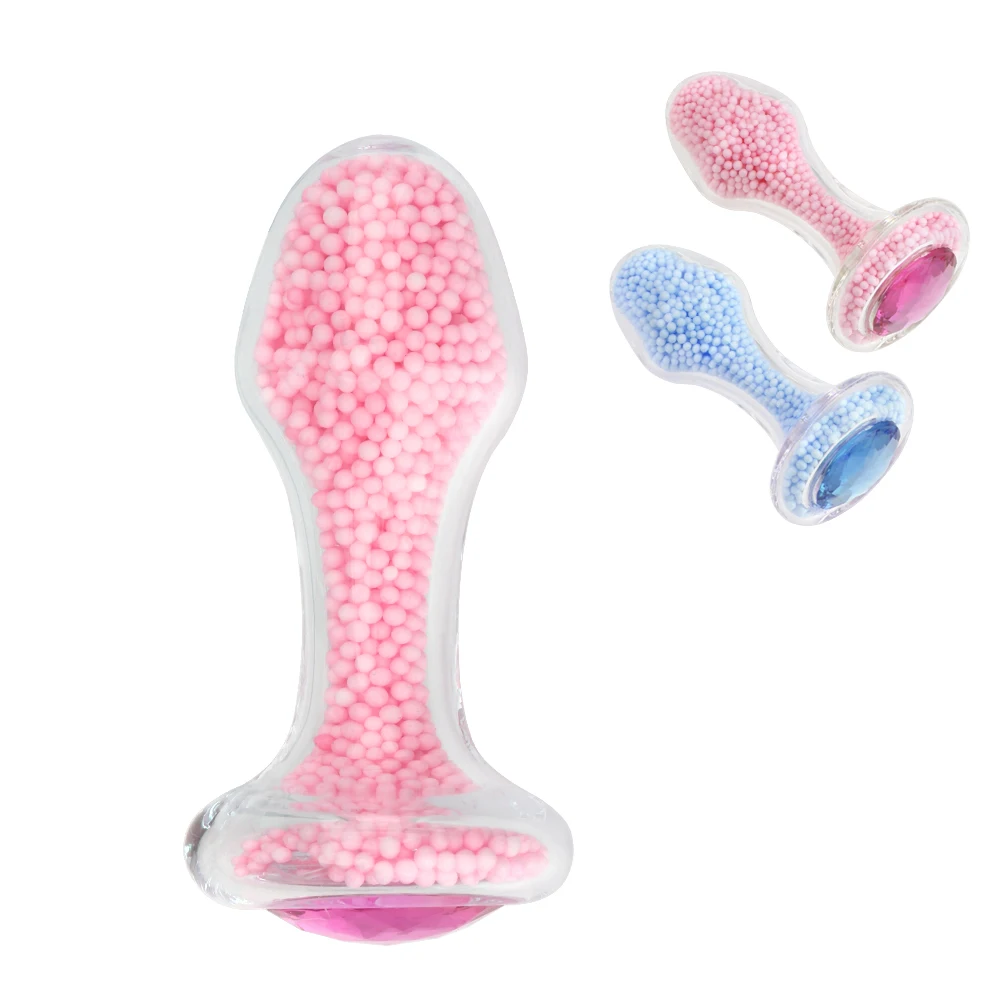 Анальная пробка для женщин/мужчин стеклянные секс-игрушки анальный