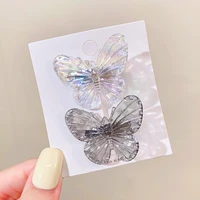 fairy fluttering butterfly hairpin female sweet girl bangs broken hair duckbill clip hairpin clip childrens hair accessories