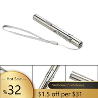 mini pen size usb stainless steel rechargeable flashlight torch pocket light q5 led lamp used for camping