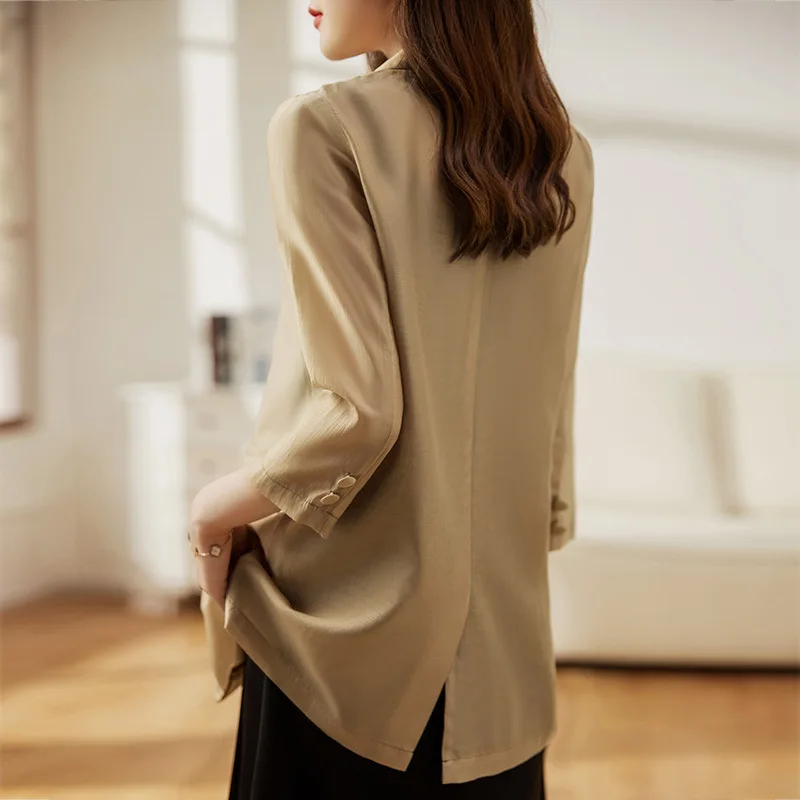 Blazer for Women Chic New Outerwear Casual Slim Korean Women's Jacket Female Suit 2023 Spring Summer Fashion Elegant Coat