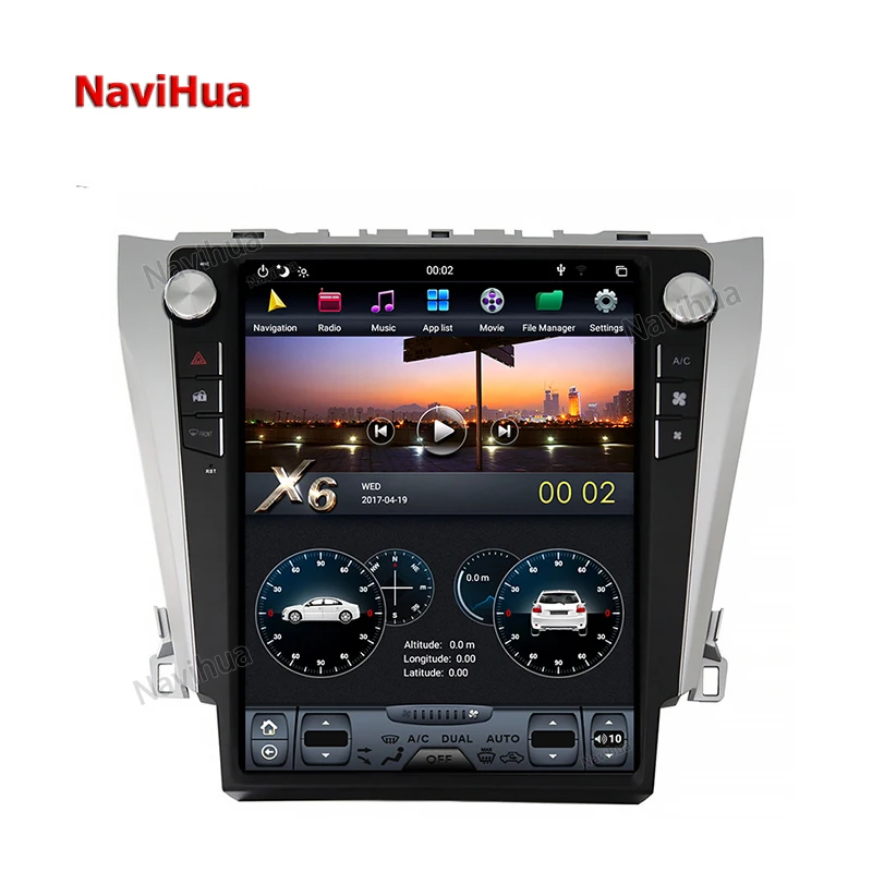 

Navihua 12,1 "стиль Android автомобильное радио для TOYOTA CAMRY LE 2012-2015 сенсорный экран стерео видео GPS автомобильный DVD плеер