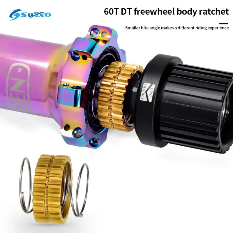 

SWTXO Mountain Bike DT Freewheel Ratchet 20CRMOTI Alloy Ratchet 60T Ratchet High-precision Repair Parts