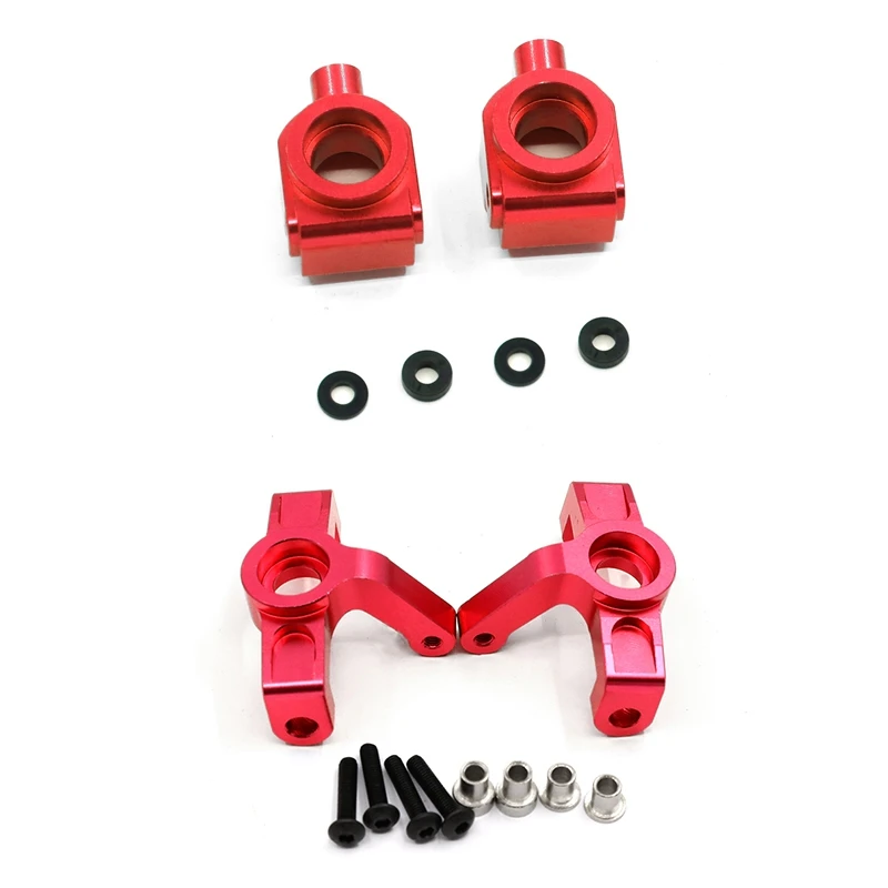 

2 комплекта радиоуправляемых автомобильных запчастей: 1 комплект заднего колеса, заднее сиденье оси и 1 Комплект переднего рулевого колеса