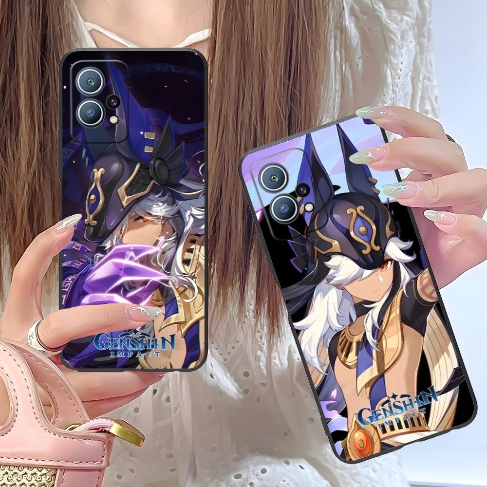 Чехол для мобильного телефона Genshin Impact Cyno Huawei P60 P50 P40 P30 P20 P10 P9 P8 Pro Lite Plus черный