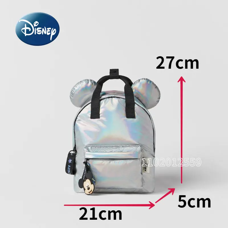 Disney Mickey 2023 Original New Children's Backpack Cartoon Boys and Girls' Book Bag Fancy Fashion High Quality Cute Backpack