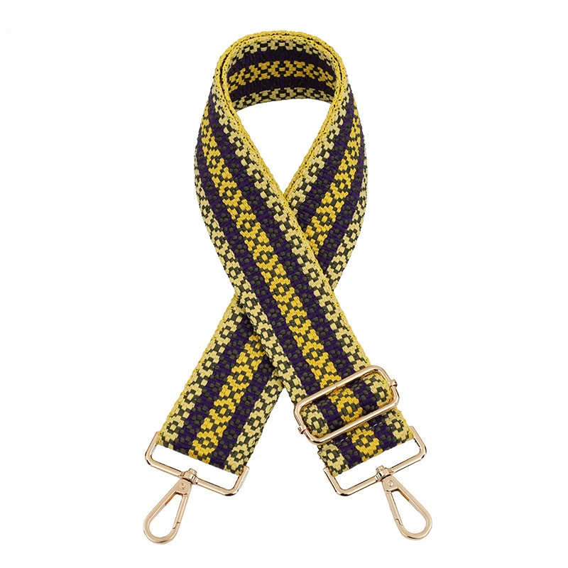 Fashion 5cm Wide Women Men Shoulder Bag Strap Adjustable Replacement Belt Nylon Messenger Purse Crossbody Bag Part Accessories