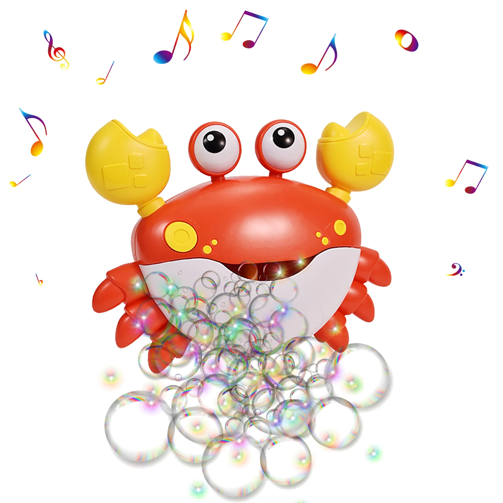 

Crab Baby Bubble Bath Toy Bubble Maker Blower Baby Water Toys With Nursery Rhyme Kids Bath Toys Safe Bubble Maker Great Gifts