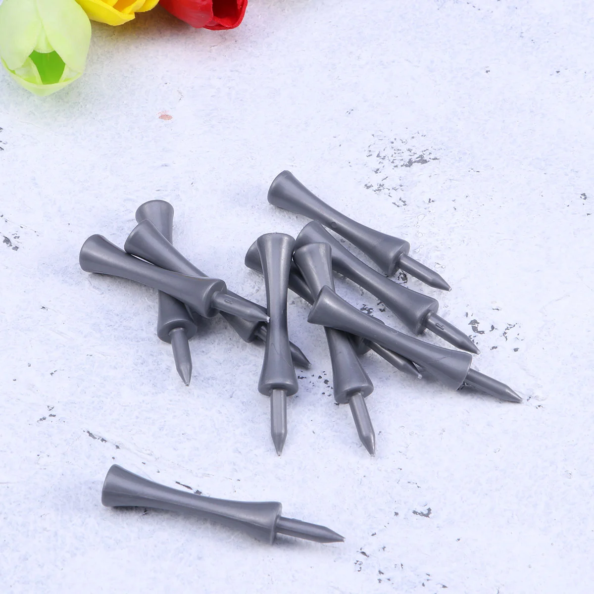 

50pcs 70mm Large Castle Tees (Grey)