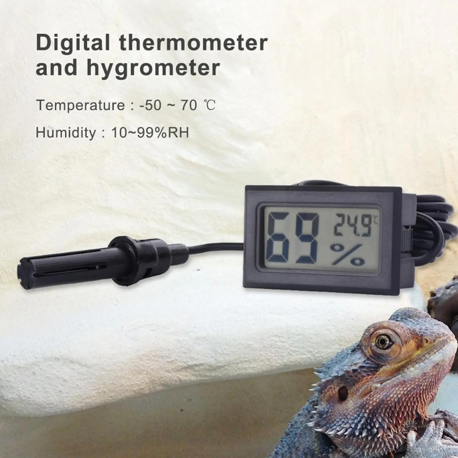 

Цифровой мини-гигрометр с ЖК-дисплеем, термометр, удобный датчик температуры, инструменты, измеритель влажности в помещении C R4S5