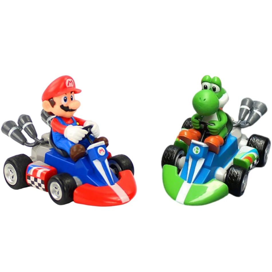 Фото Игровые фигурки Super Mario: Зеленый Йоши, Донки Конг, Боузер, Луиджи, Тоуд, Принцесса Пич. Коллекционные игрушки по мотивам аниме и игр. Подарок для детей. №2