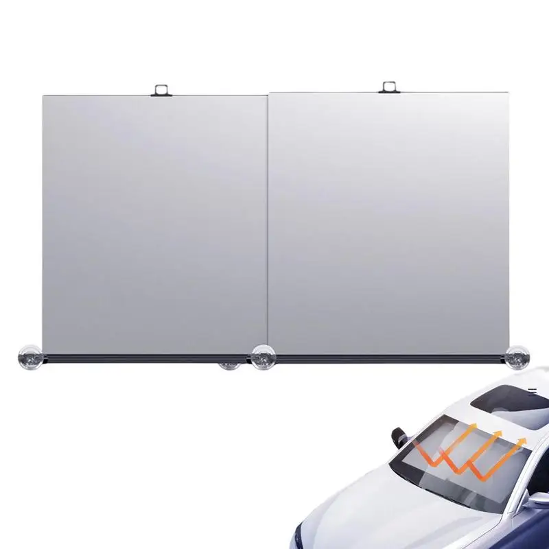 

Foldable Windshield Sunshade Sun Shade For Car Windshield Retractable Automatic Car Roller Sunshade Light-tight Car Sun Protect