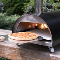CHANGEMOORE  12 Inch Portable Outdoor Pizza Oven Pizza Maker Wood-Fired Adiabatic Pizza Machine Wood Pellet Burning Pizza Oven