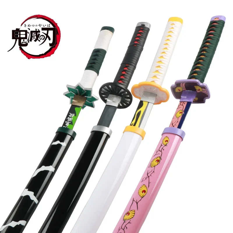 Обновленный 1:1 убийца демонов меч Косплей оружие реквизит Tanjiro Sanemi Zenitsu