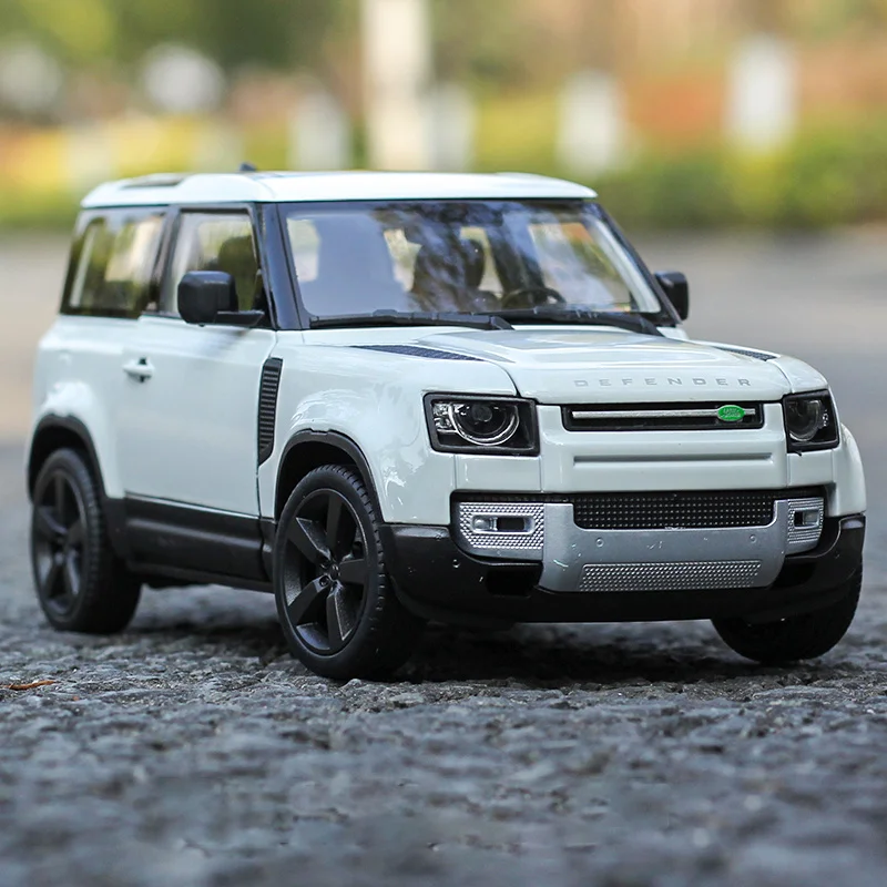 

WELLY 1:24 Land Rover Defender SUV модель автомобиля из сплава, литой и игрушечный автомобиль, коллекционная игрушка