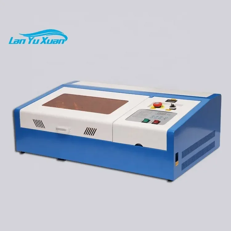 Мини-лазерная гравора Kleine Mini Co2 40 Вт лазерная резиновая штамп Гра) machine 3020