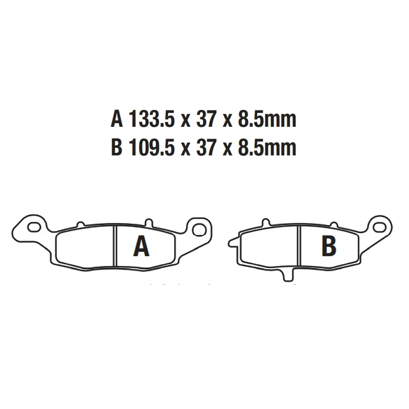 Мотоциклетные тормозные колодки LOPOR спереди и сзади для SUZUKI SV400 1998 GS500 1996-2008 GS 500