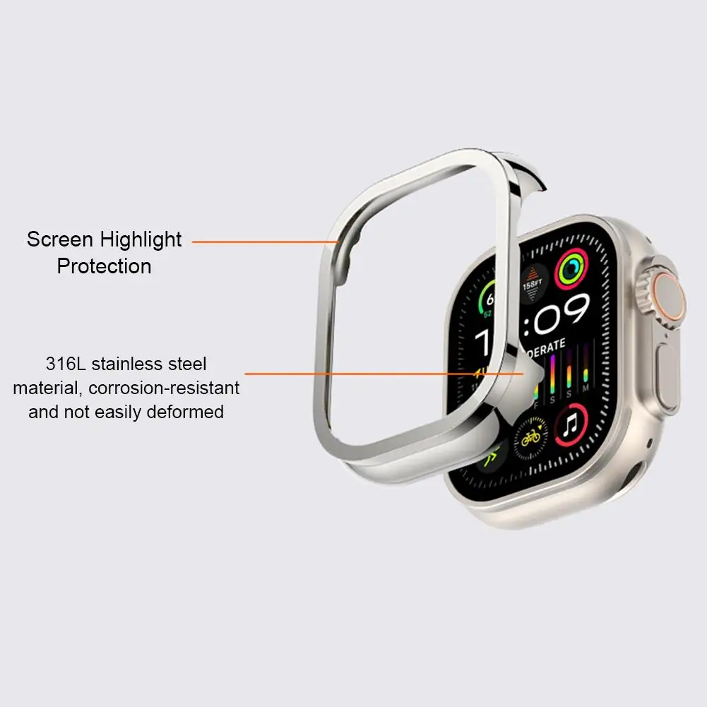 Часы из нержавеющей стали для Apple Ultra 3